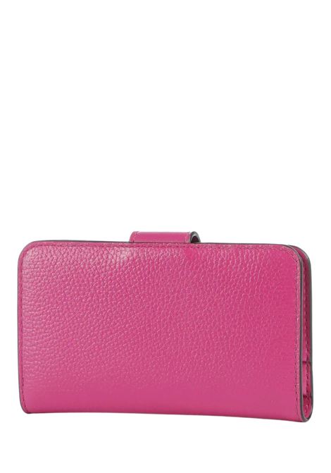Michael Kors Charm Portafoglio pelle di vacchetta grana pink Michael Kors | 32S4S0KF6L542